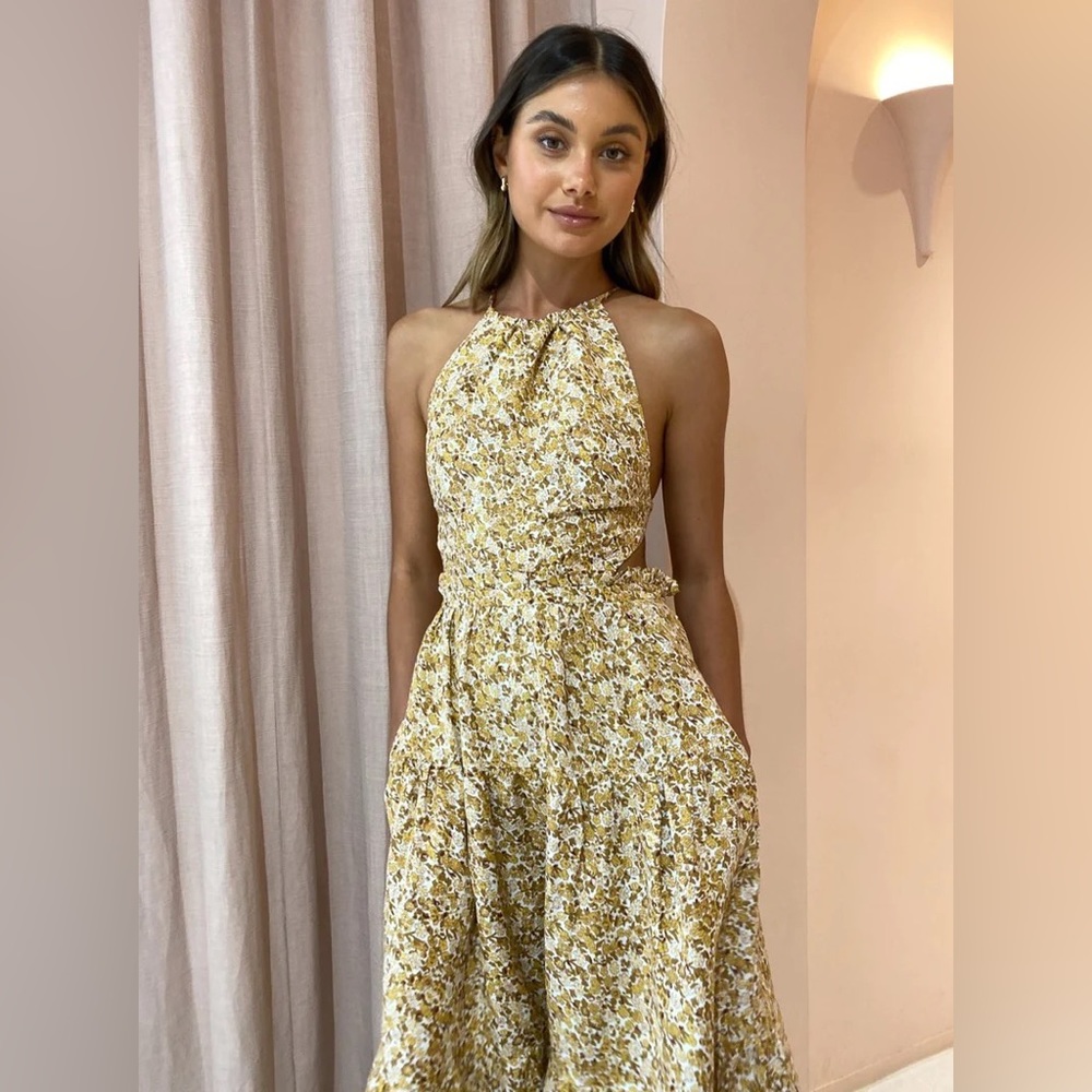 Shona Joy Orion Backless Midi Dress - Picture 3 of 6